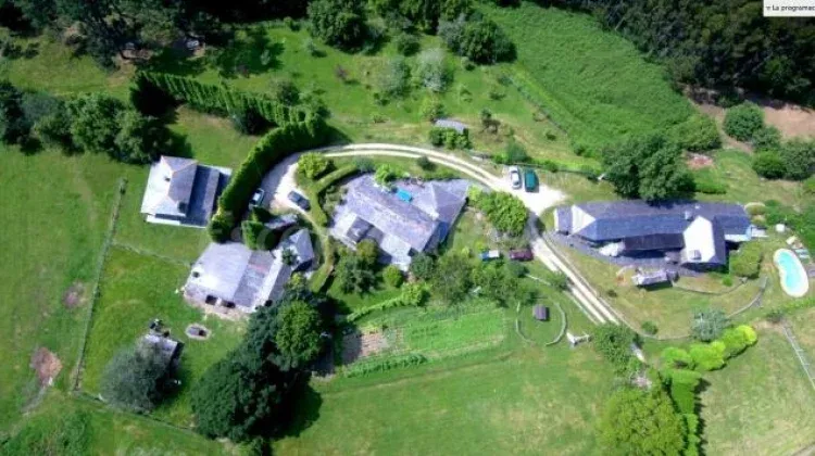 Imagen de Vista con dron de la Aldea Lamacido.