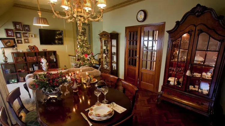 Imagen de salon decoracion de Navidad