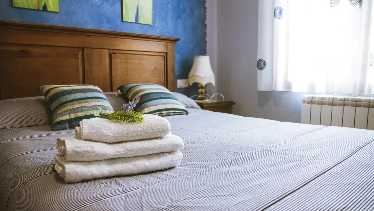 Imagen de habitación azul