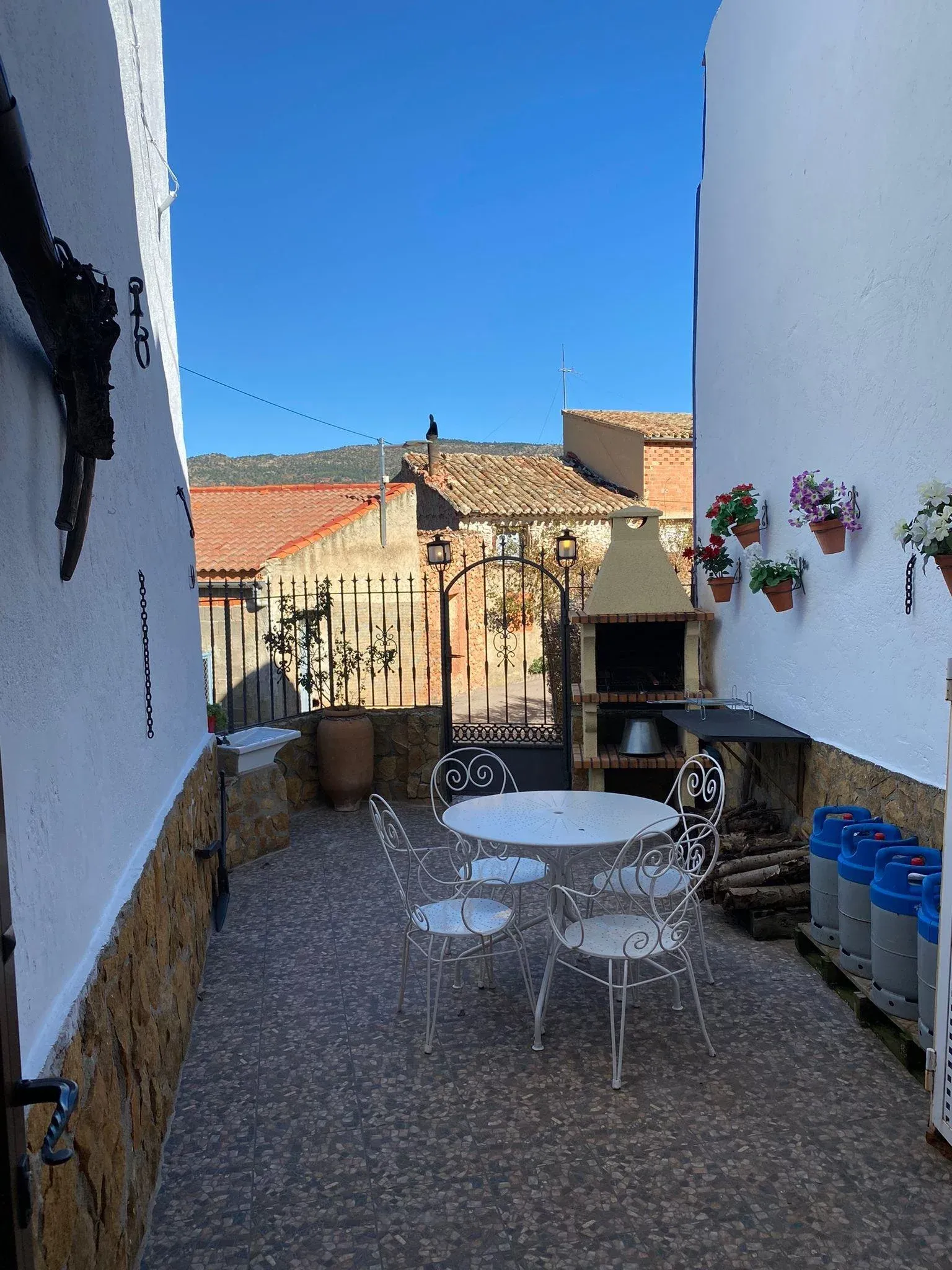 Imagen de Nuestro patio con barbacoa