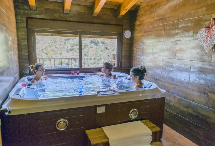 Imagen de Jacuzzi privado en la casa Tenguerengue