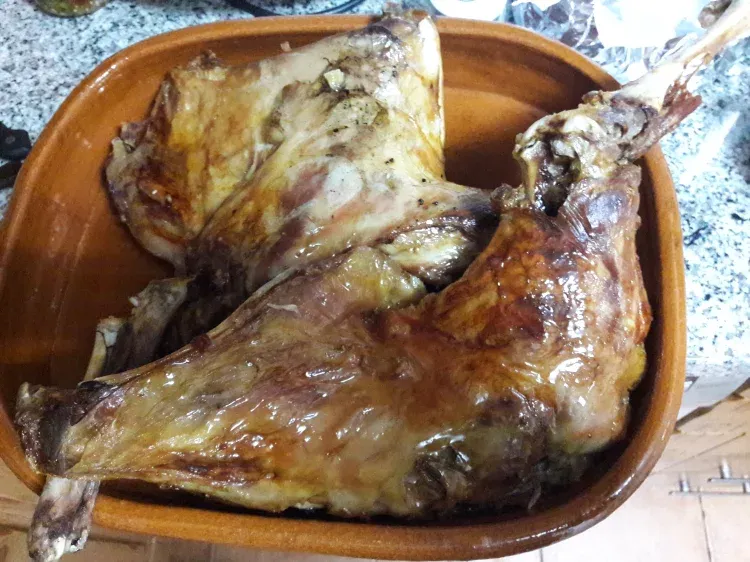 Imagen de asado horno cordero churro