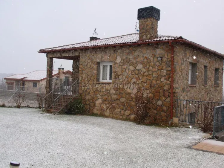 Imagen de Casa en Invierno Nevando
