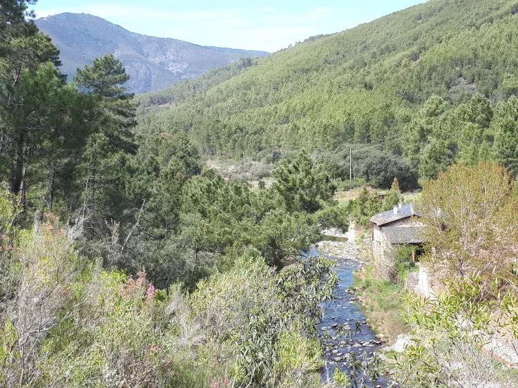 Imagen de vista principal y valle del rio Esperabán