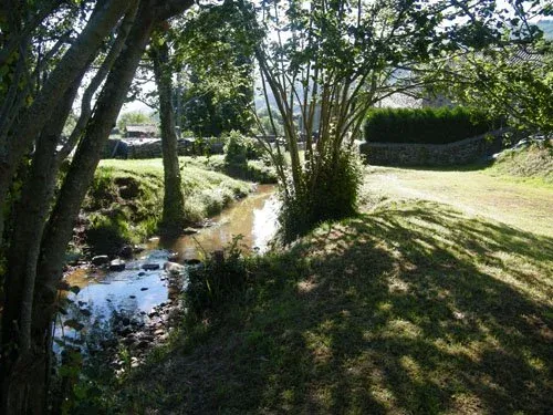 Imagen de Riachuelo por dentro de la finca