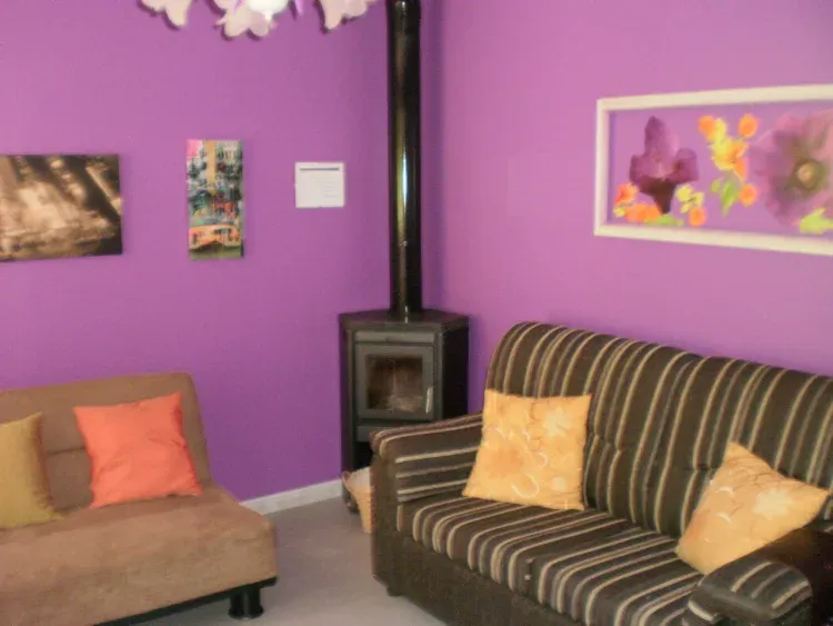 Imagen de Estufa de leña.Apartamento El Sauce