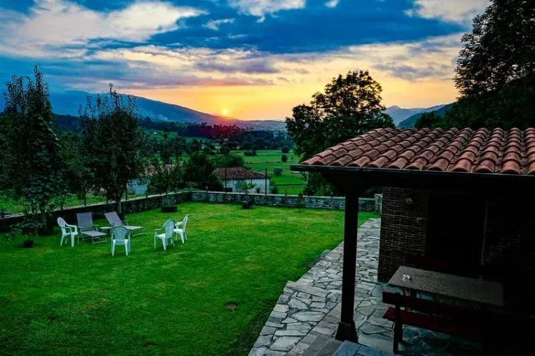 Imagen de Jardín puesta de sol