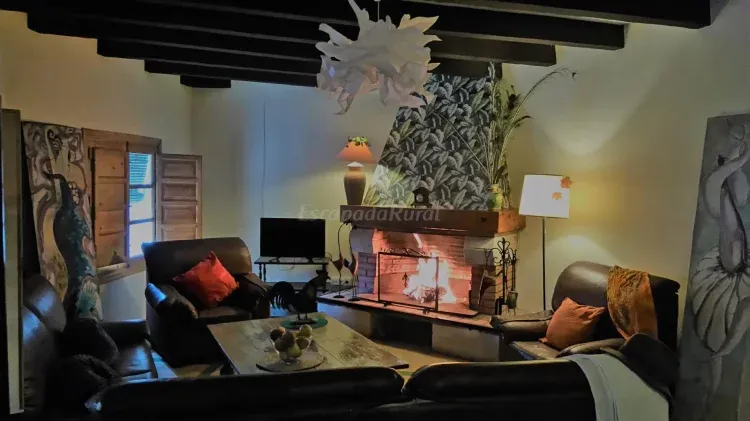 Imagen de Salon con chimenea francesa la barca