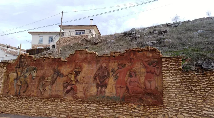 Imagen de El Quijote a sus pies