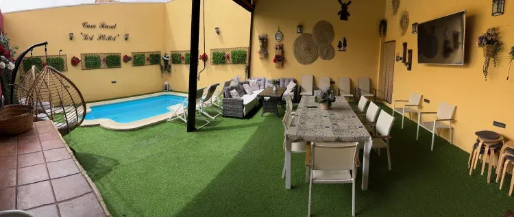 Imagen de salón comedor verano