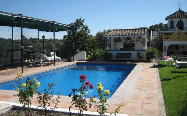 Imagen de Piscina y terraza.