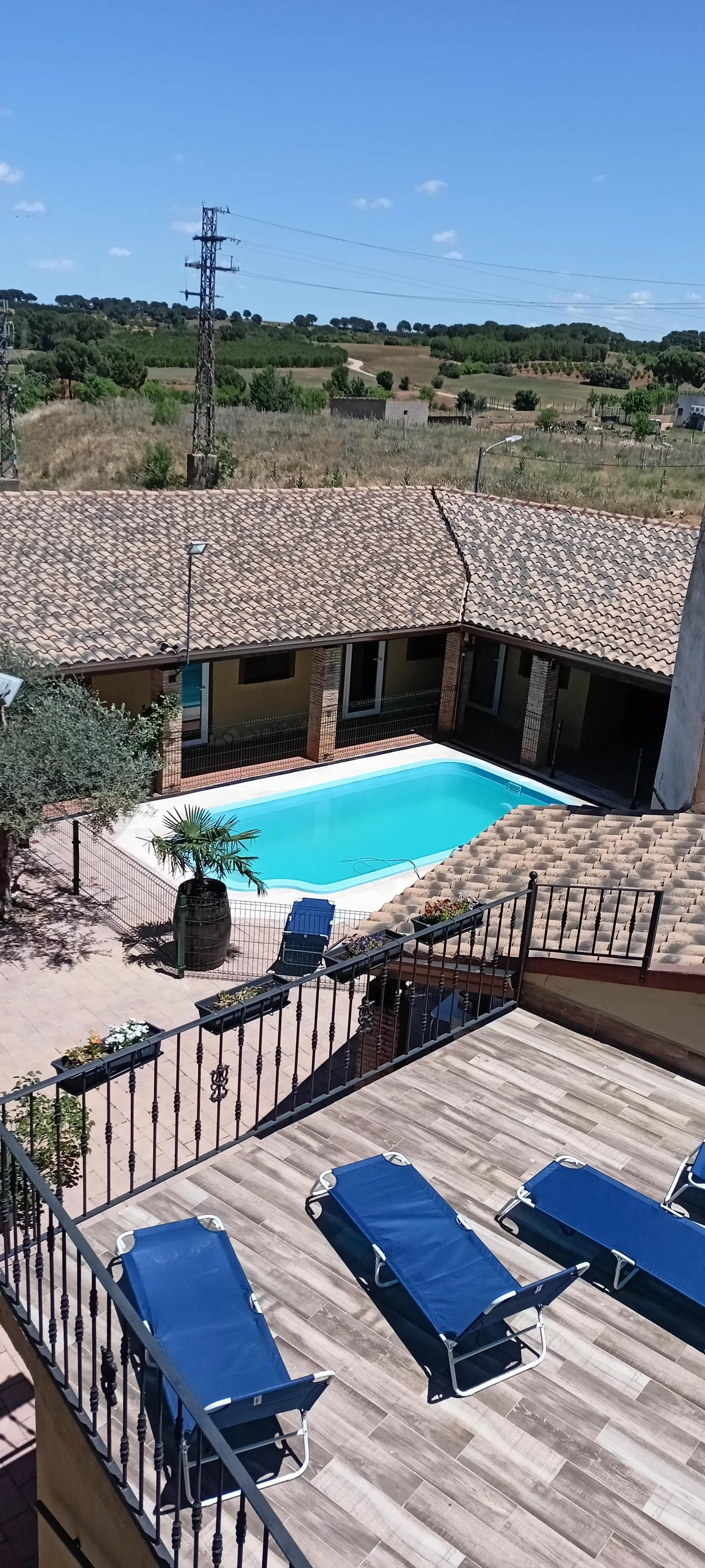 Imagen de Vista aérea de la piscina