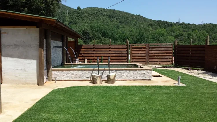 Imagen de jardin relax con alberca