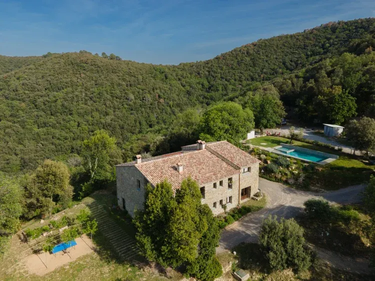 Imagen de Arc de Can Puig, casa rural vista aerea