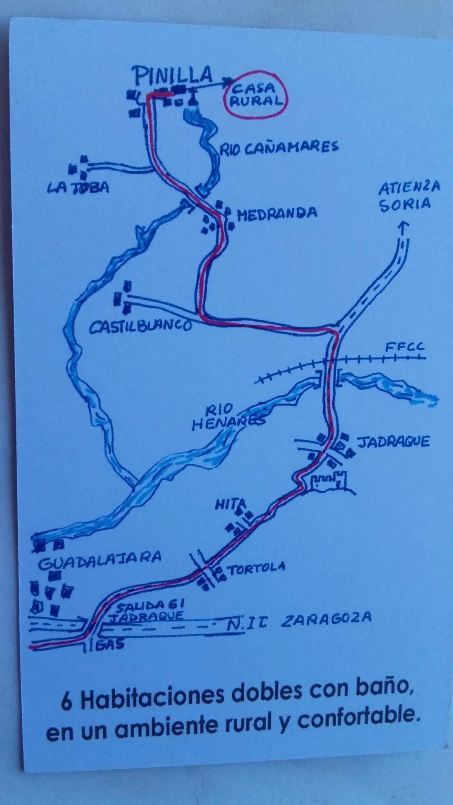 Imagen de Croquis itinerario **.