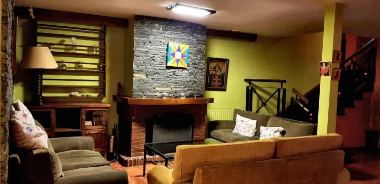Imagen de Salón-chimenea