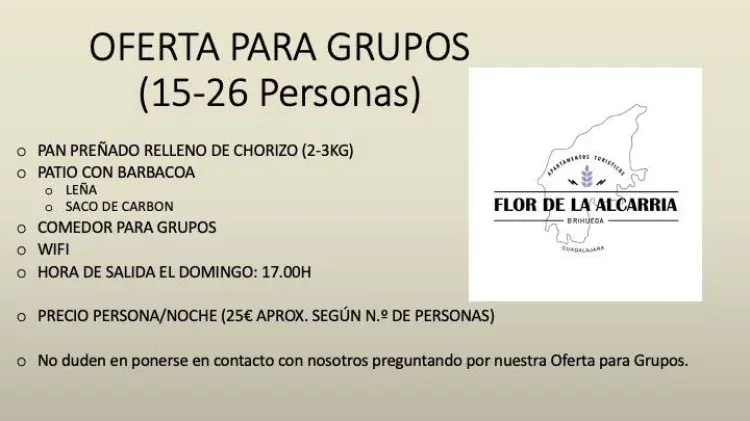 Imagen de OFERTA GRUPOS CASA COMPLETA