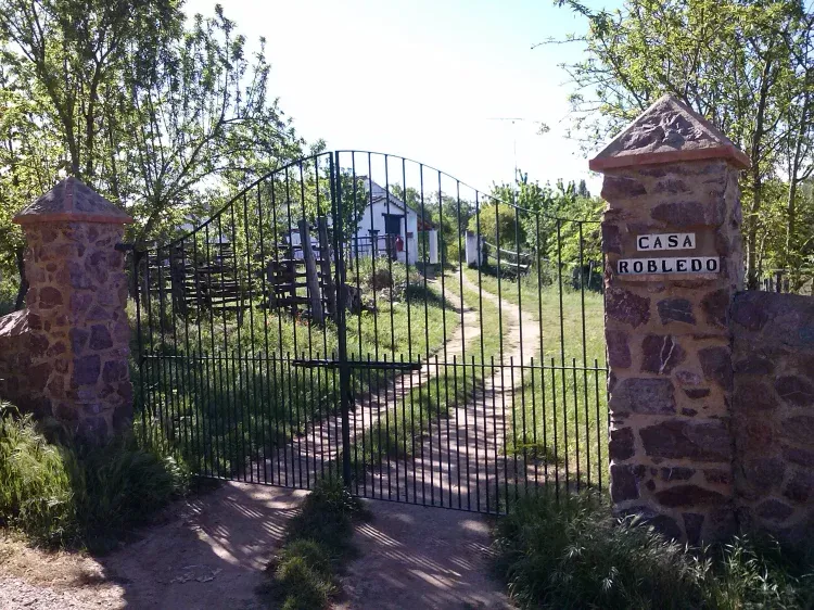 Imagen de entrada a la finca