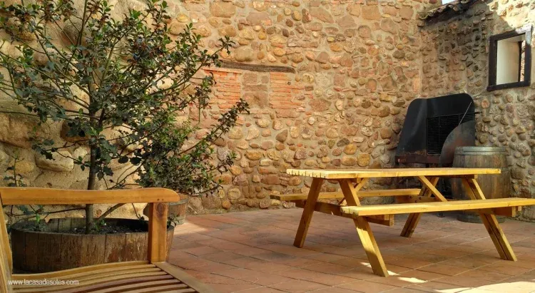 Imagen de Patio en la casa rural