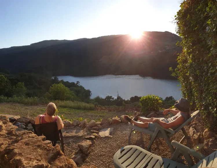 Imagen de Patio compartido con maravillosas vistas al río Miño 
