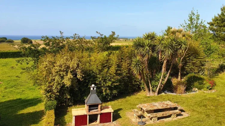 Imagen de Zona jardin trasero con barbacoa