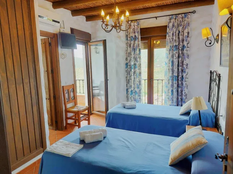 Imagen de Habitación doble con dos camas individuales.
