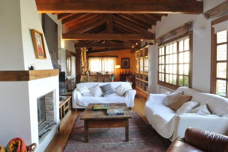 Imagen de Zona de estar con chimenea