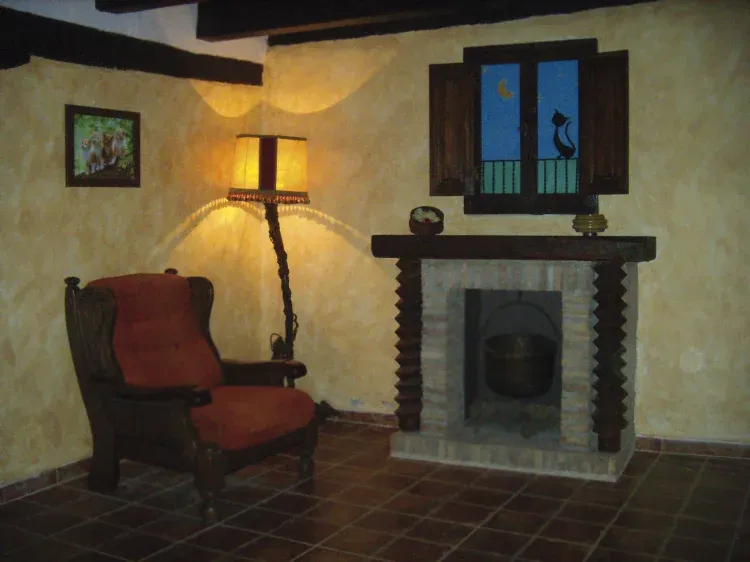 Imagen de El rincón de lectura en el salón