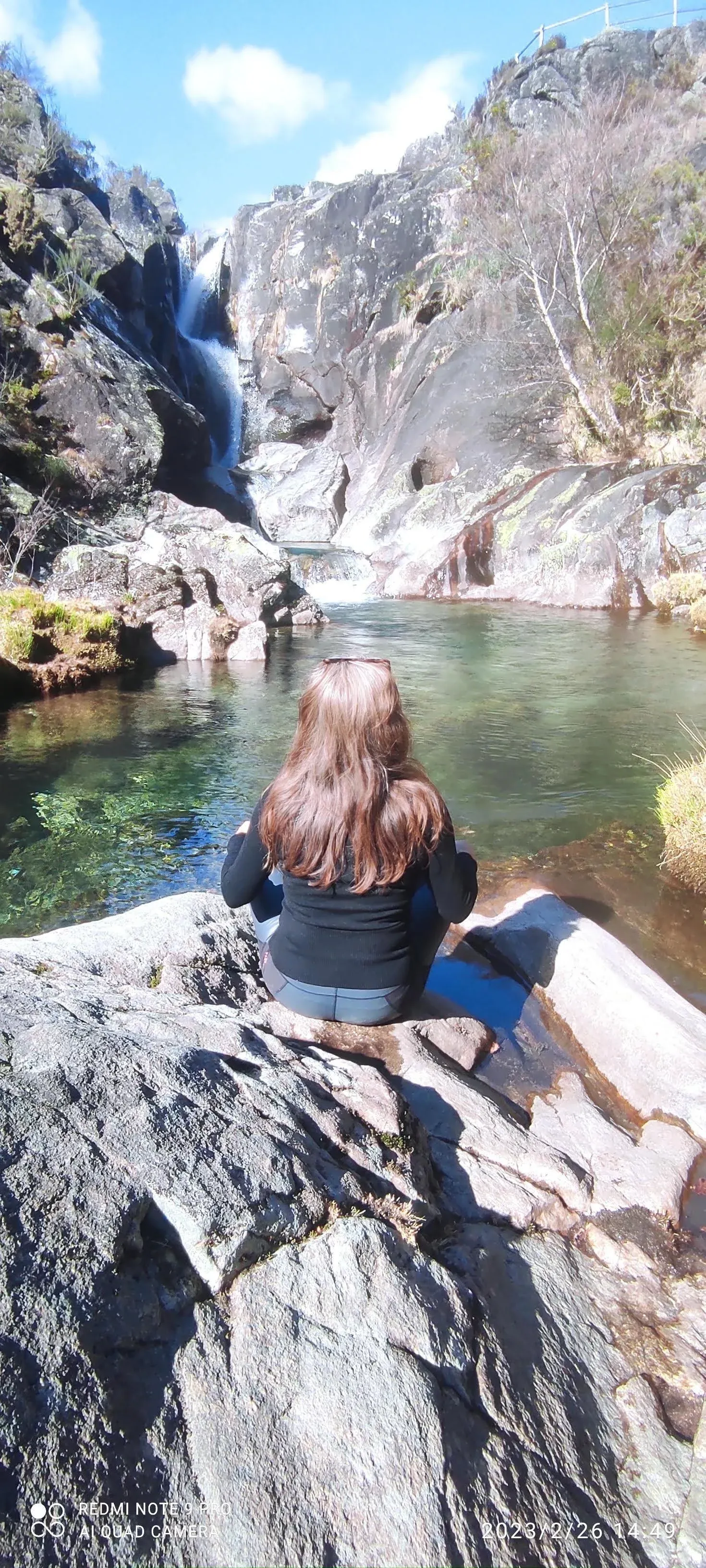 Imagen de cascada a 3km de la casa