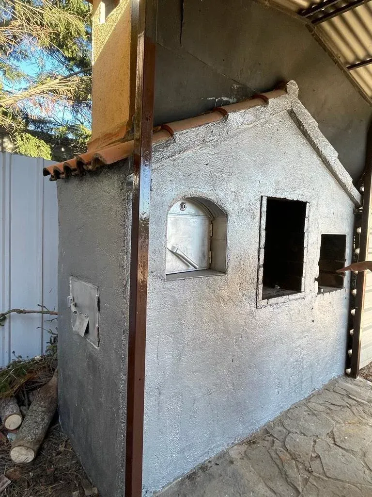 Imagen de Barbacoa doble y horno de leña 