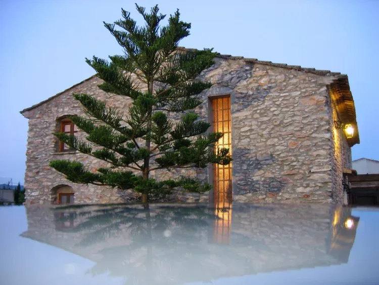 Imagen de Exterior al atardecer
