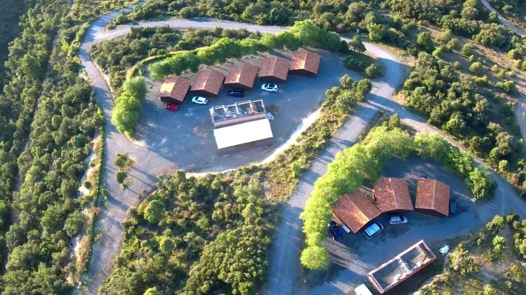 Imagen de vista casas desde el aire