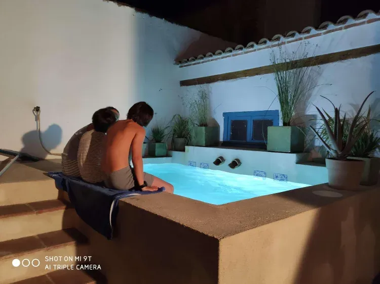 Imagen de Piscina - Alberca, nocturna