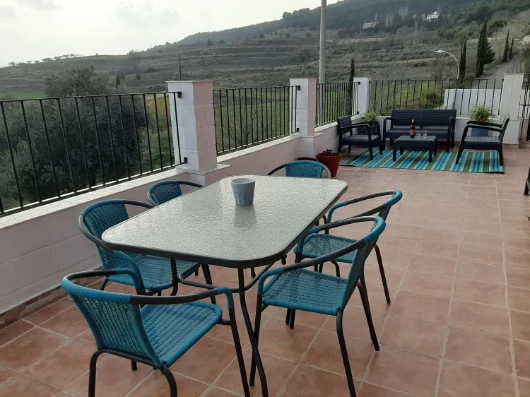 Imagen de Casa Rural Garnacha de Borja Terraza con barbacoa