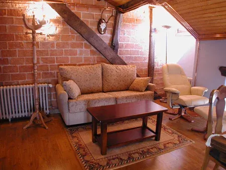 Imagen de Salón sofá cama,apartamento abuhardillado.