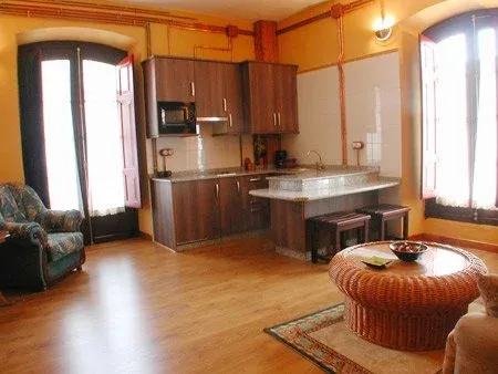 Imagen de Salón-cocina,apartamento con habitación doble sofá cama.