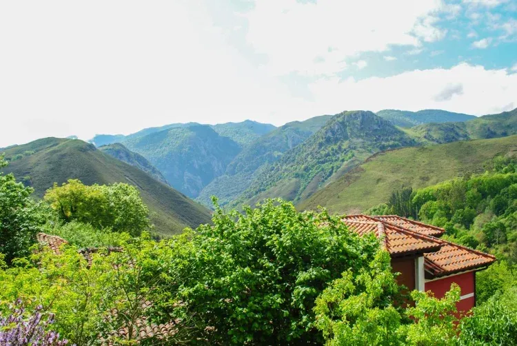 Imagen de Vistas a Los Picos de Europa desde la casa.