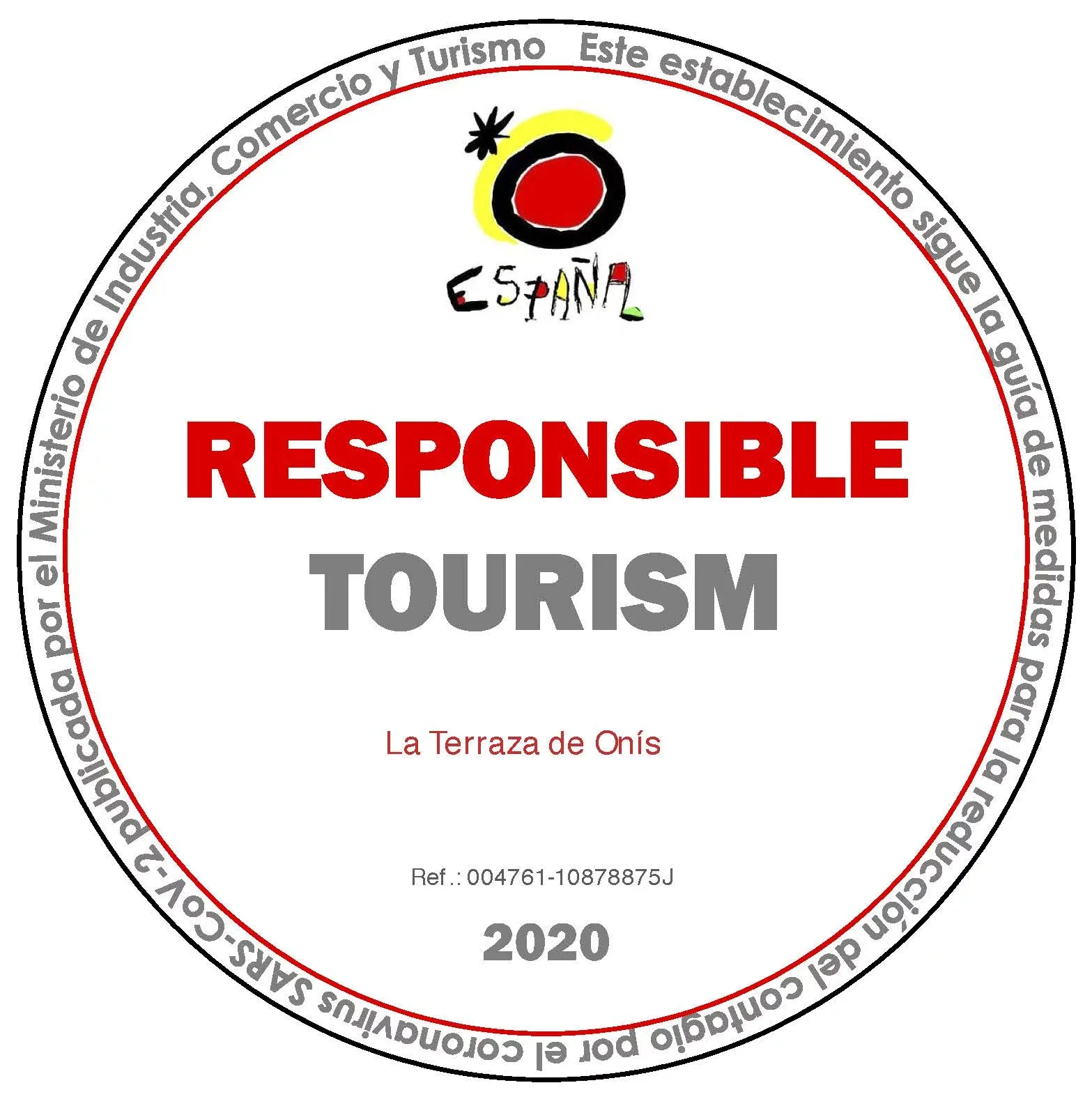 Imagen de Certificado Turismo Responsable y Seguro COVID-19