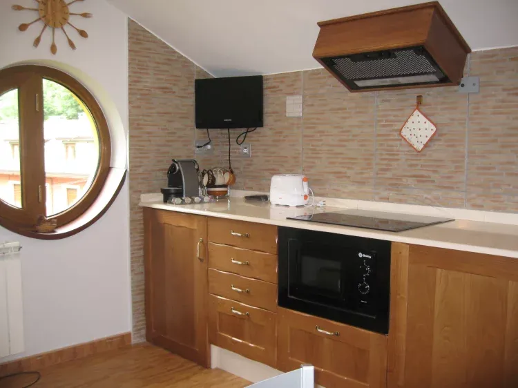 Imagen de Cocina del apto "naranja"