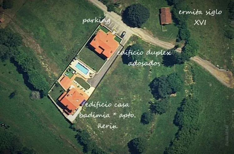 Imagen de vista aérea del complejo