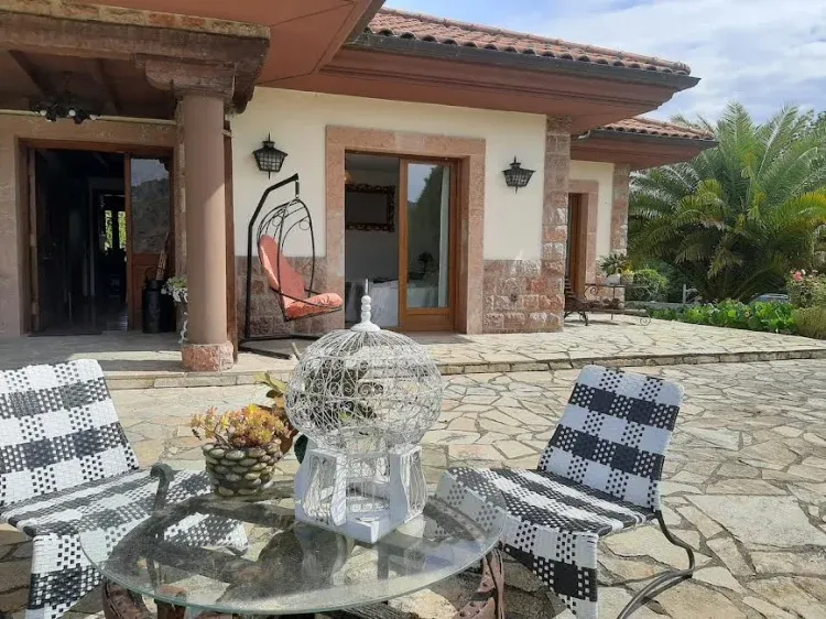 Imagen de Terraza exterior de la casa. 