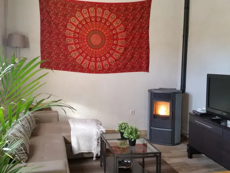 Imagen de Salón y chimenea