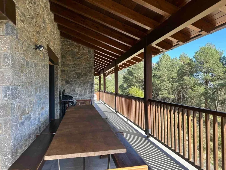Imagen de El porxo amb la barbacoa 