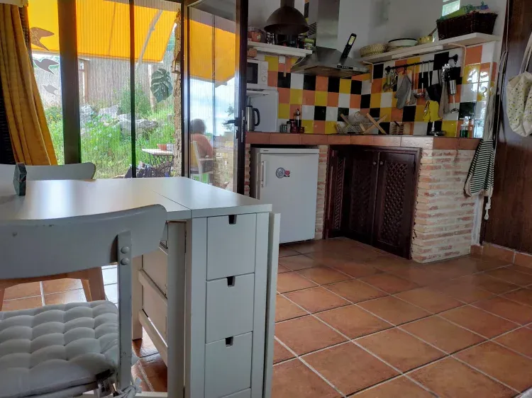 Imagen de vista salida al jardín