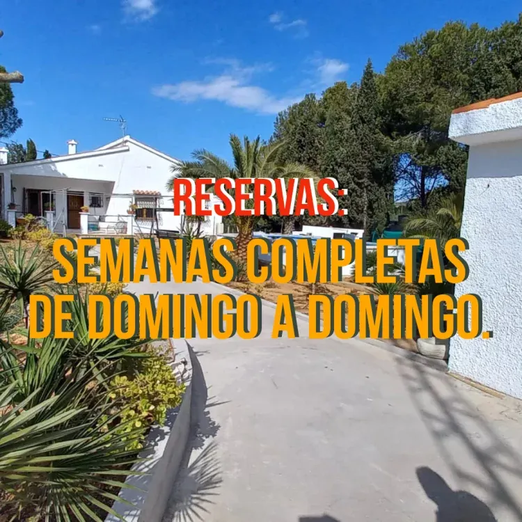 Imagen de Reserva casa vacacional por semanas completas de Domingo a Domingo.