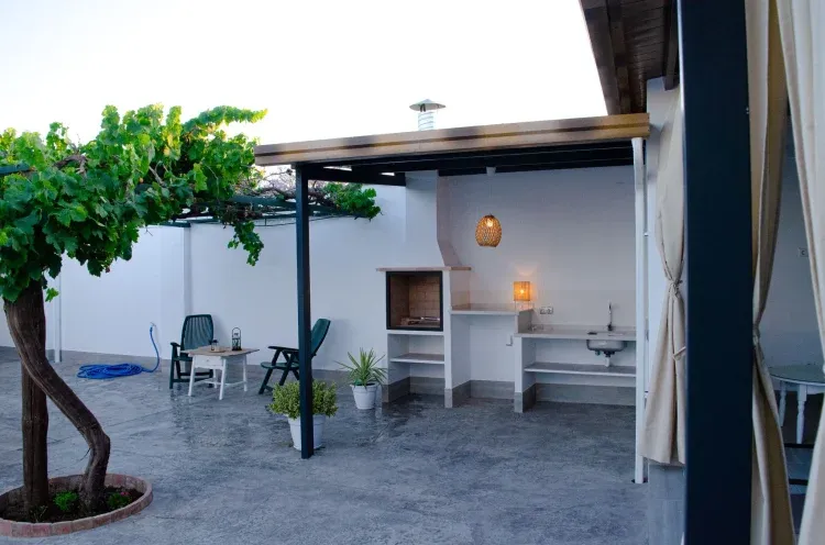 Imagen de Barbacoa en el jardín.
