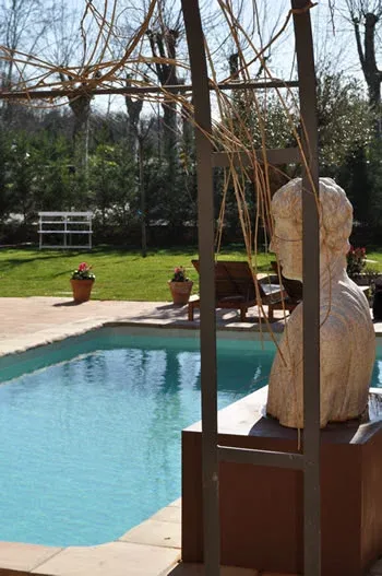 Imagen de Piscina y jardín