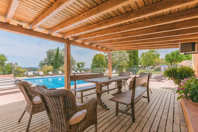 Imagen de Zona común. Porche piscina