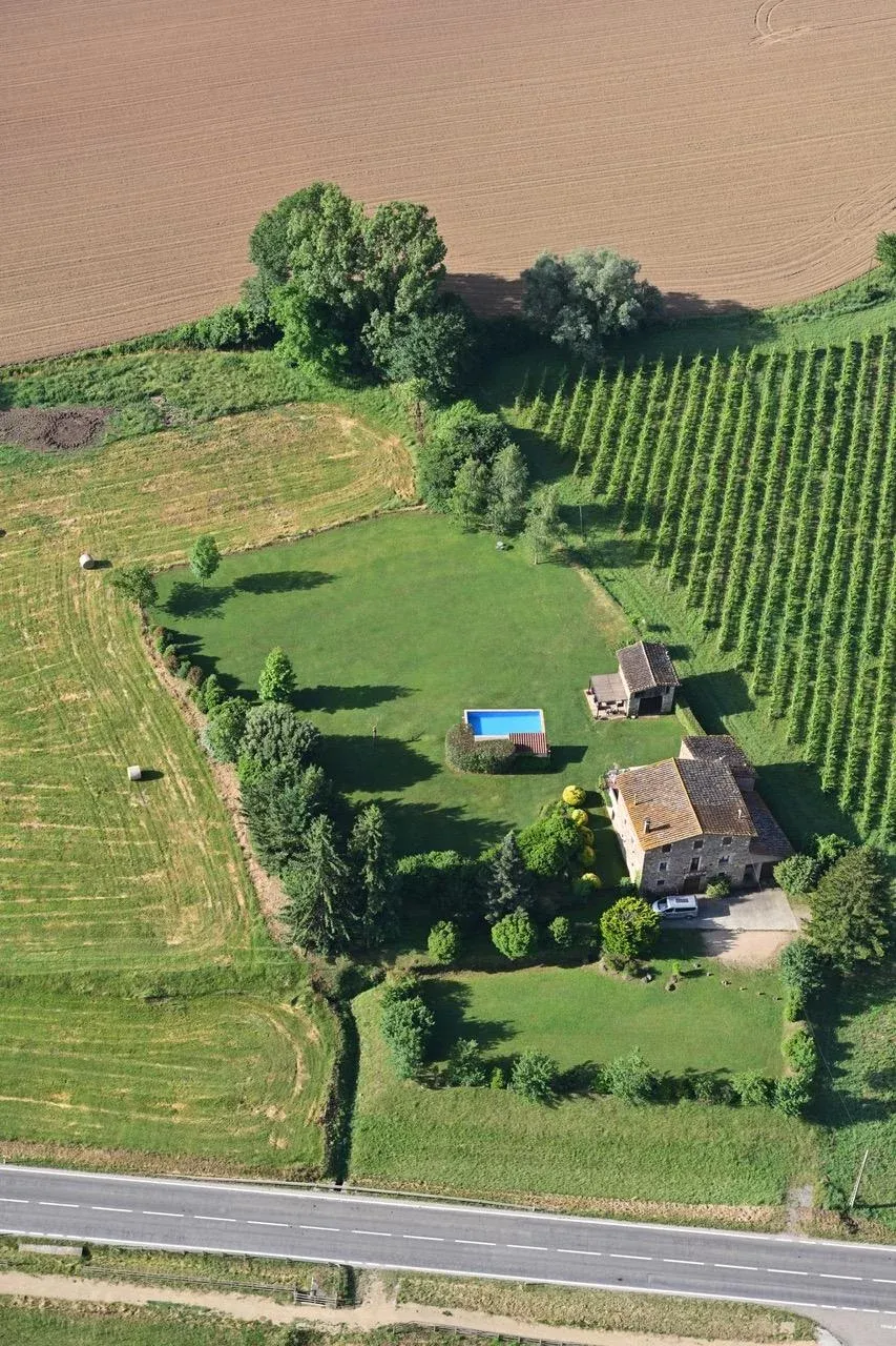 Imagen de vista aérea de la Finca 