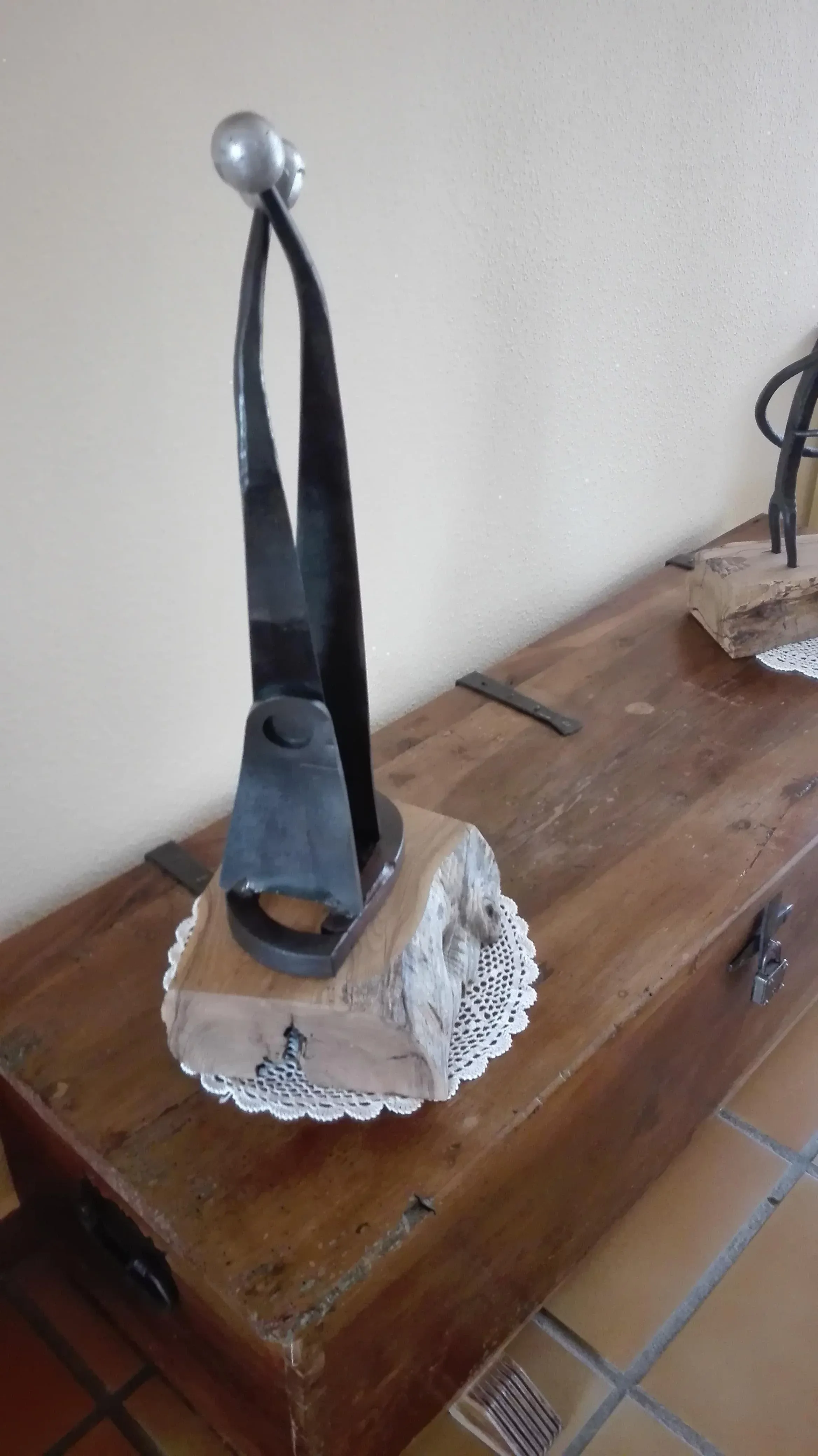 Imagen de Detalle de forja, pareja de enamorados